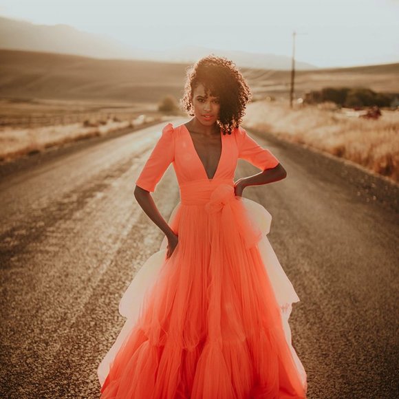 Elizabeth Dye | Custom Wildfire Wedding Gown - Picture 10 of 11